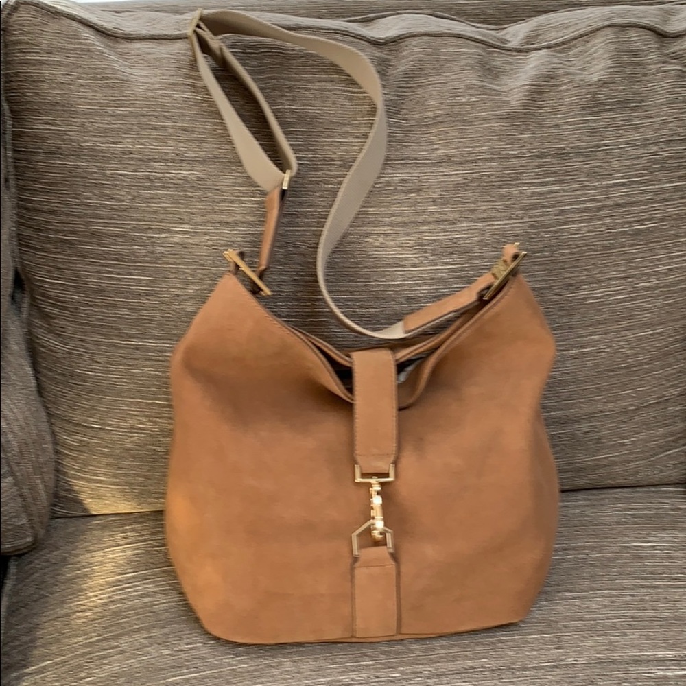 India Hicks NWT Edwina Suede Slouch Hobo Bag